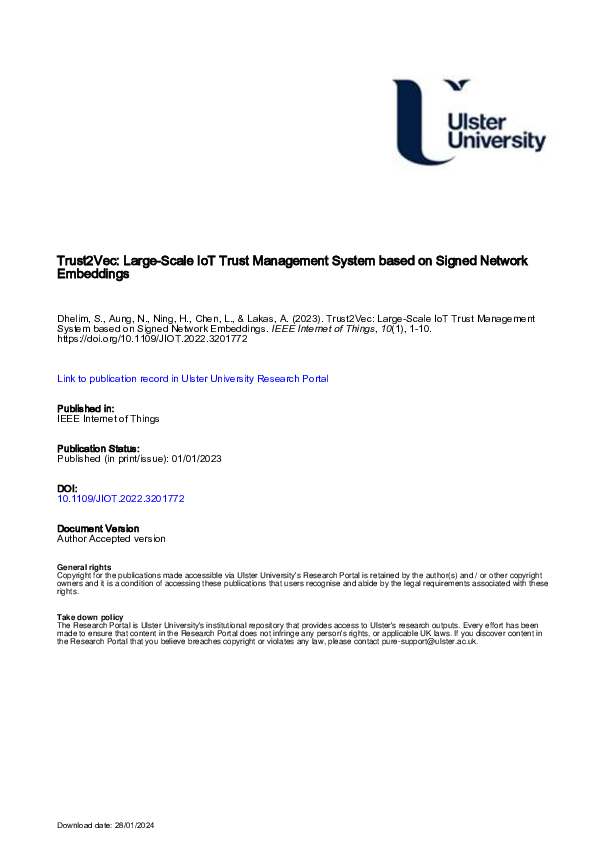 (PDF) Trust2Vec: Large-Scale IoT Trust Management System Based on ...