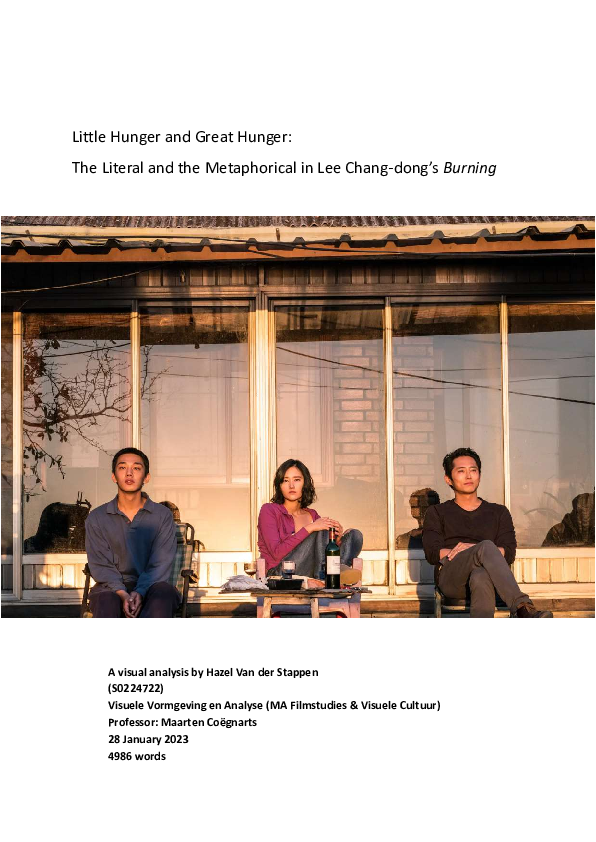 (PDF) Little Hunger and Great Hunger: The Literal and the Metaphorical ...