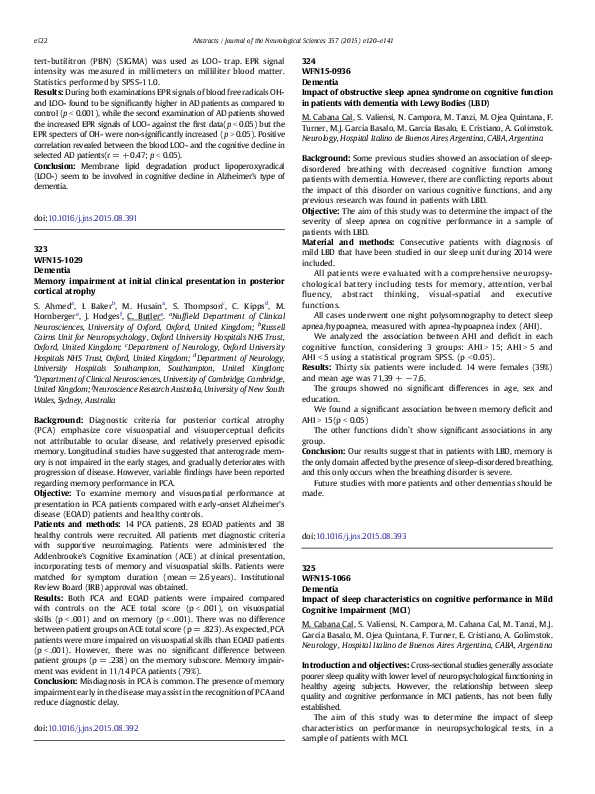 (PDF) Impact of obstructive sleep apnea syndrome on cognitive function ...