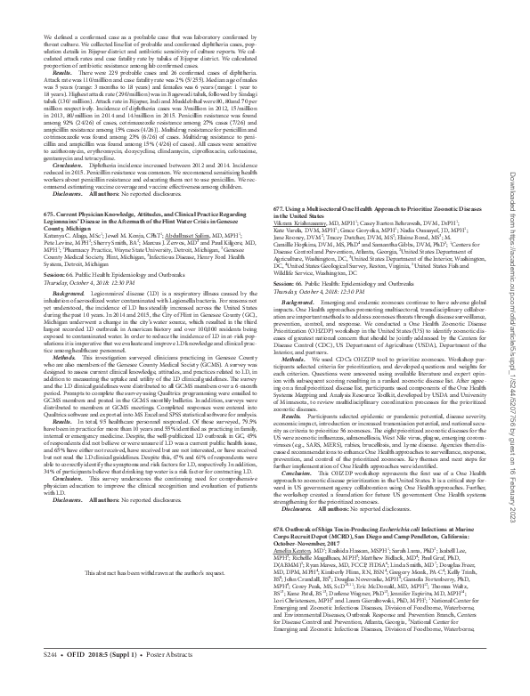 (PDF) 678. Outbreak of Shiga Toxin-Producing Escherichia coli ...