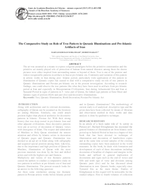 (PDF) The Comparative Study on Role of Tree Pattern in Quranic ...