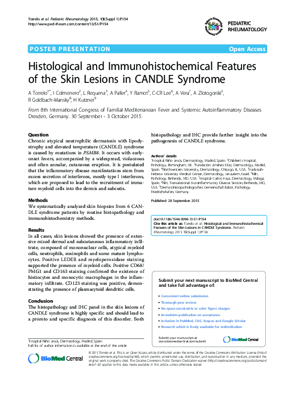(PDF) Histological and Immunohistochemical Features of the Skin Lesions ...