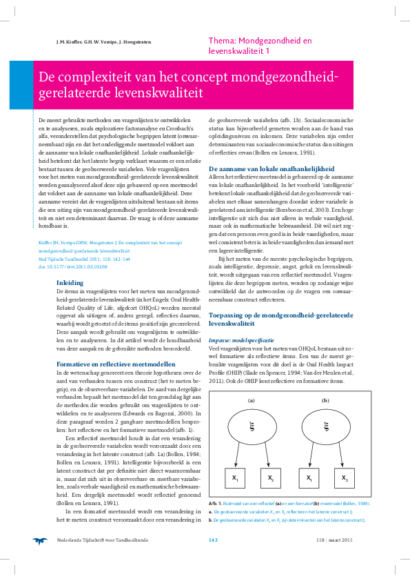 (PDF) De complexiteit van het concept mondgezondheidgerelateerde ...