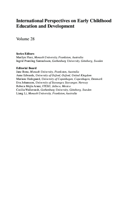 (PDF) Challenging Democracy in Early Childhood Education
