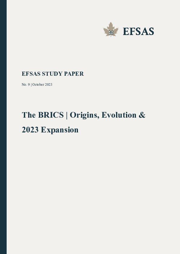 (PDF) The BRICS | Origins, Evolution & 2023 Expansion
