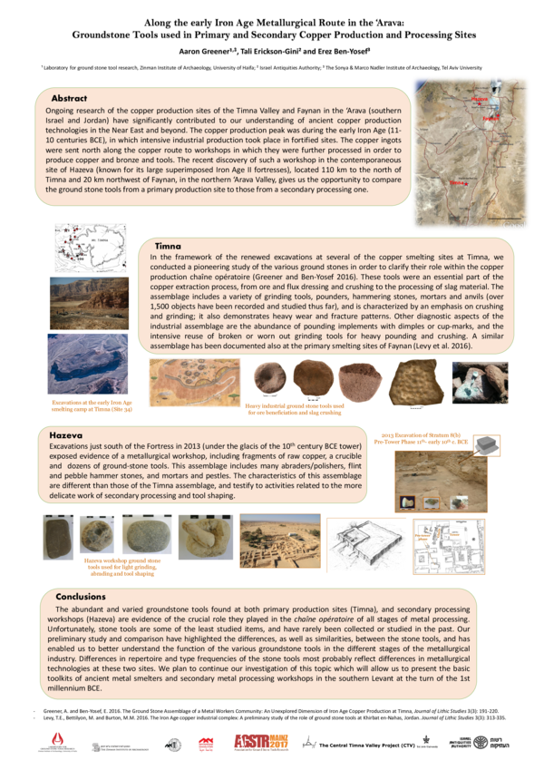 (PDF) Along the Early Iron Age Metallurgical Route in the ‘Arava ...