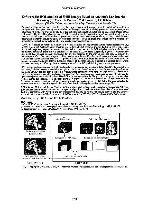 (PDF) Software for ROI Analysis of fMRI Images Based on Anatomic Landmarks