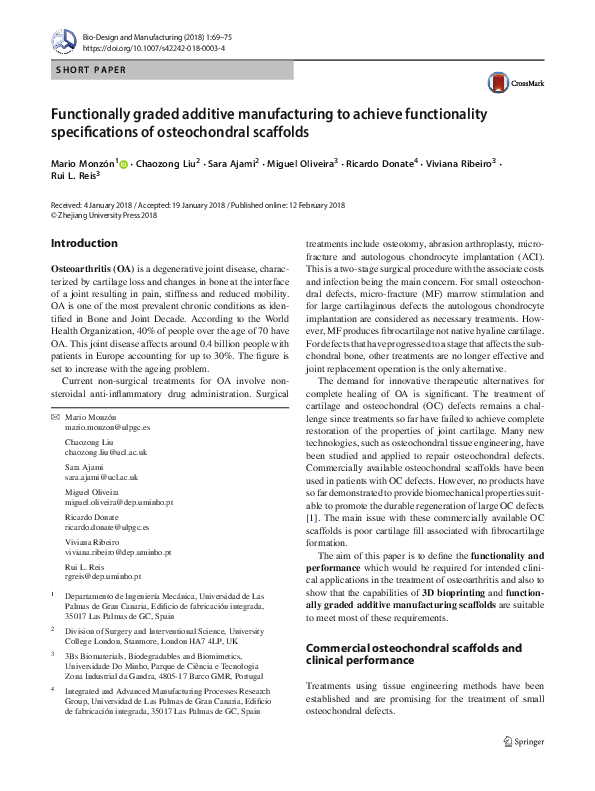 (PDF) Functionally graded additive manufacturing to achieve ...