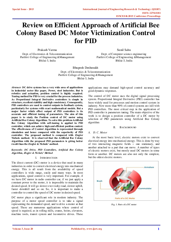 (PDF) Review on Efficient Approach of Artificial Bee Colony Based DC ...