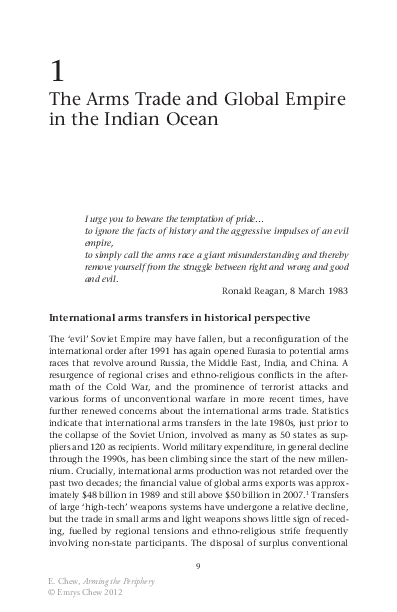 (PDF) The Arms Trade and Global Empire in the Indian Ocean