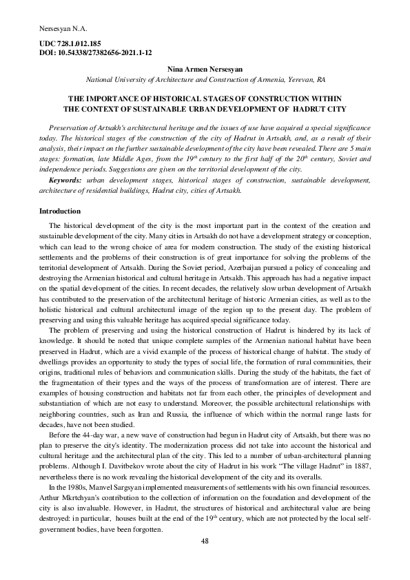 (PDF) The Importance of Historical Stages of Construction Within the ...