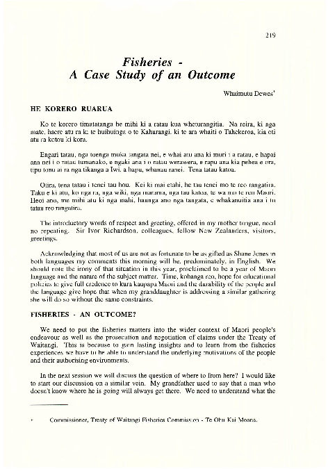 (PDF) Fisheries - A Case Study of an Outcome