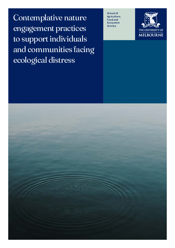 (PDF) Contemplative nature engagement practices to support individuals ...
