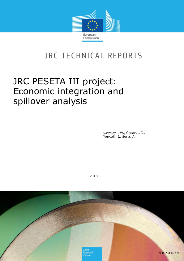 (PDF) JRC PESETA III Project: Economic integration and spillover analysis