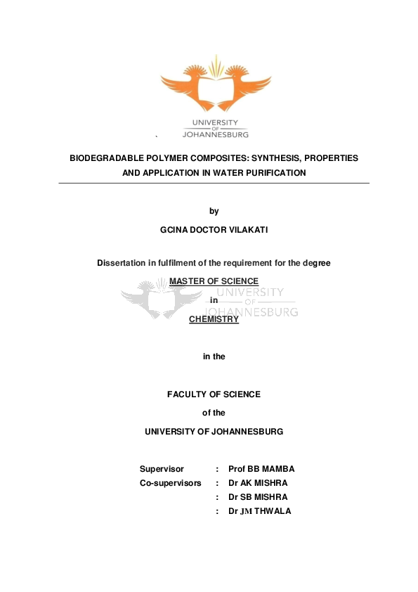 (PDF) Biodegradable polymer composites : synthesis, properties and ...