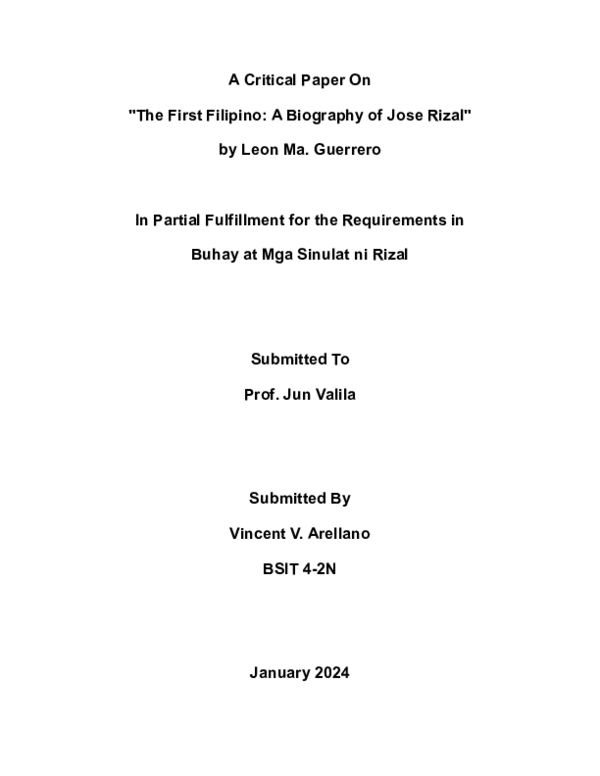 (PDF) A Critical Paper: 