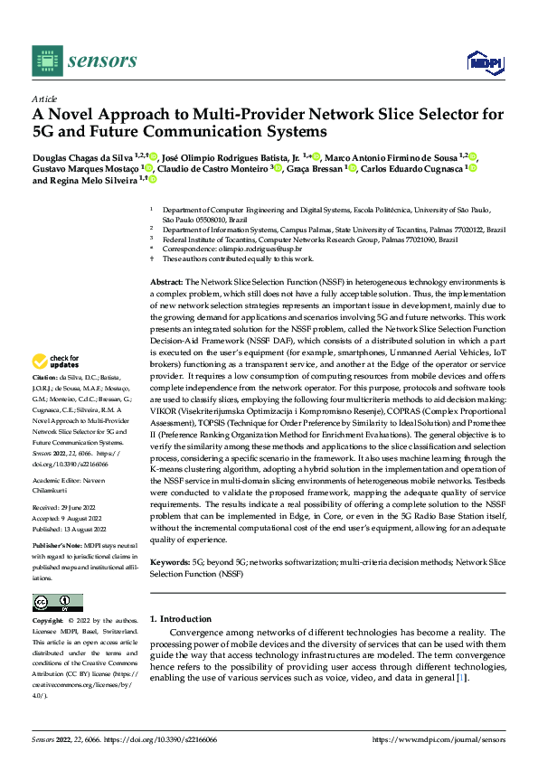 (PDF) A Novel Approach to Multi-Provider Network Slice Selector for 5G ...