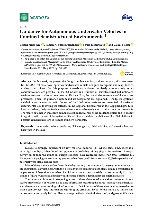 (PDF) Guidance for Autonomous Underwater Vehicles in Confined ...
