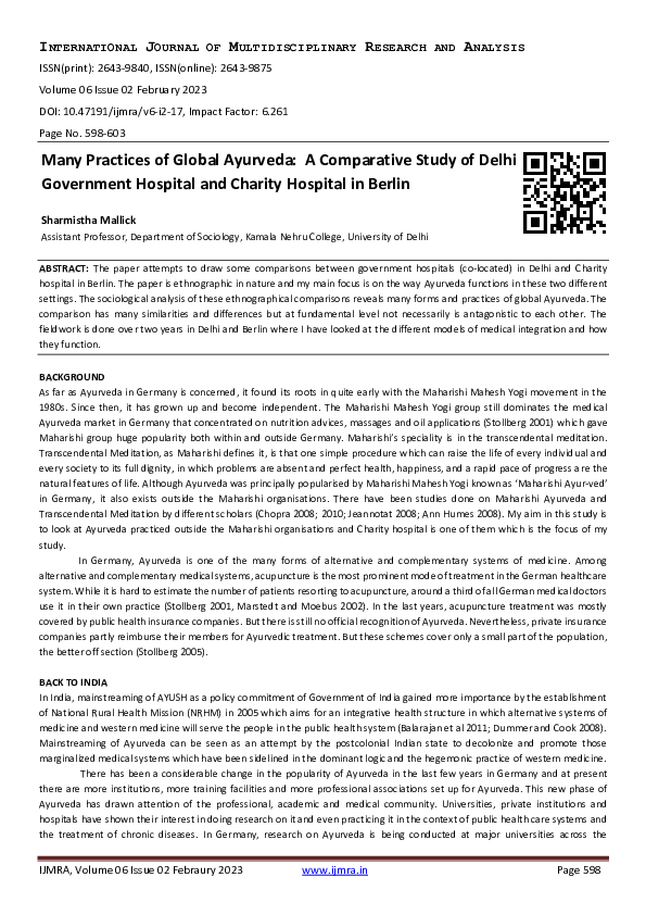 (PDF) INTERNATIONAL JOURNAL OF MULTIDISCIPLINARY RESEARCH AND ANALYSIS
