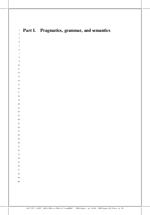 (PDF) Prosody and pragmatics