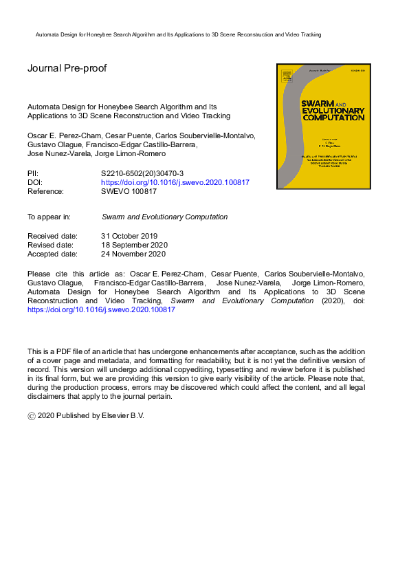  pdf automata design for honeybee search algorithm and its