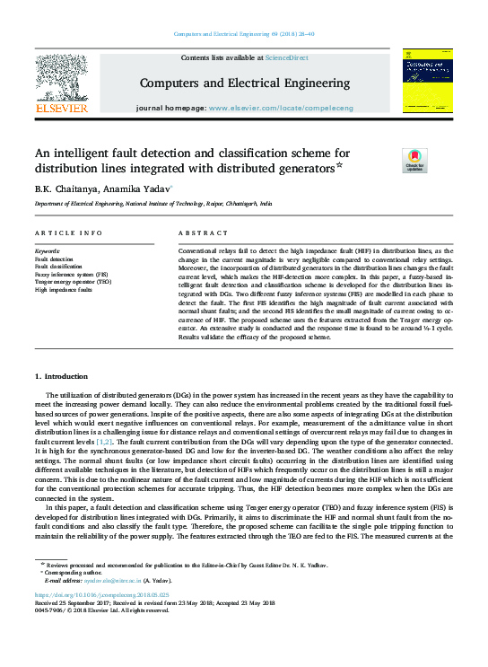 (PDF) An intelligent fault detection and classification scheme for ...