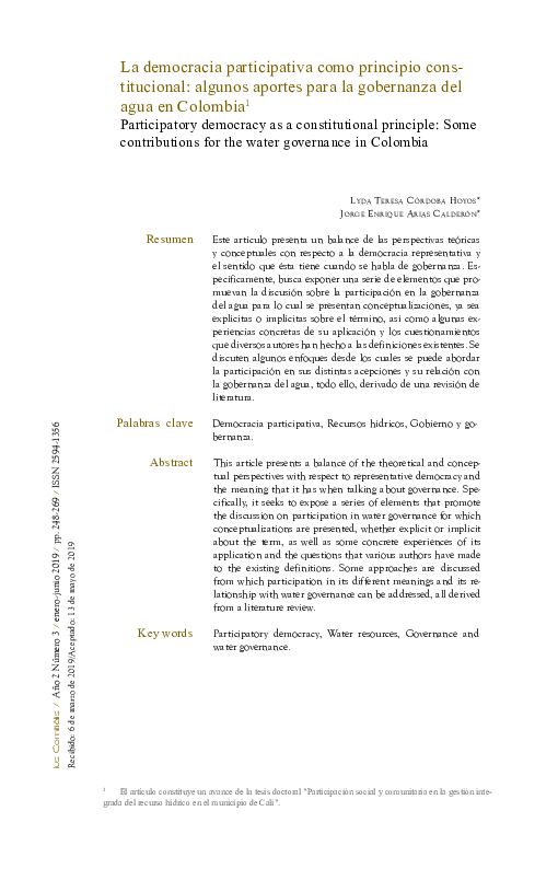 (PDF) La democracia participativa como principio constitucional ...