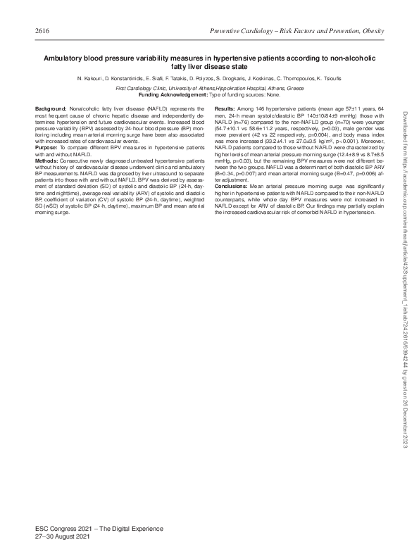 (PDF) Ambulatory blood pressure variability measures in hypertensive ...