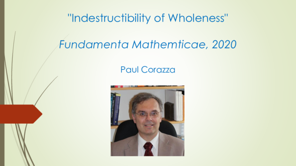 (PDF) Indestructibility of Wholeness