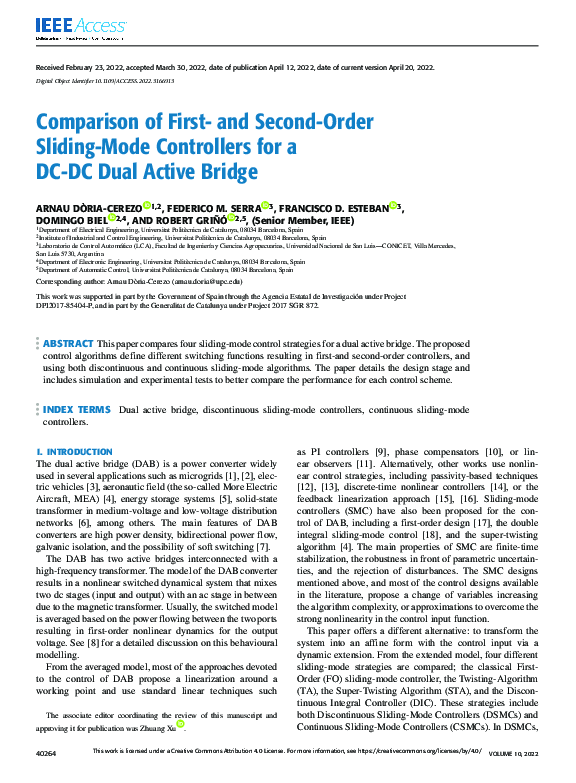 (PDF) Comparison of First- and Second-Order Sliding-Mode Controllers ...