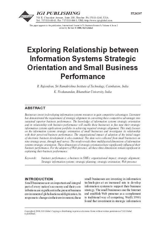 (PDF) Exploring the relationship between information satisfaction and ...