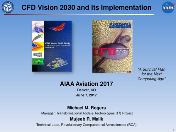 (PDF) CFD Vision 2030 and its Implementation