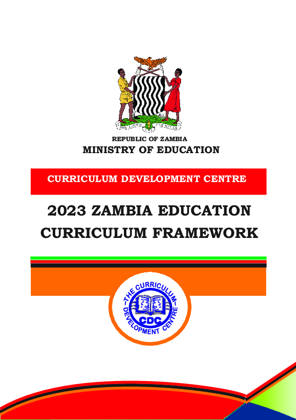(PDF) 2023 ZAMBIA EDUCATION CURRICULUM FRAMEWORK