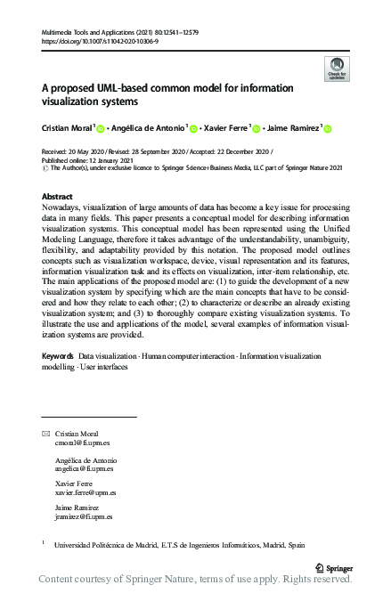 (PDF) A proposed UML-based common model for information visualization ...