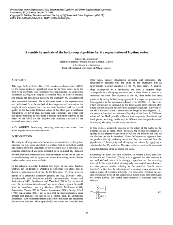 (PDF) A Sensitivity Analysis of the Bottom-up Algorithm For the ...