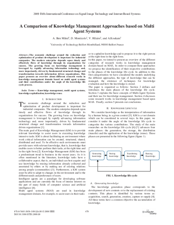 (PDF) A comparison of knowledge management approaches based on multi ...