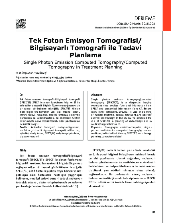(PDF) Single Photon Emission Computed Tomography/Computed Tomography in ...