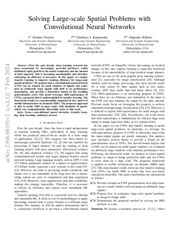 (PDF) Solving Large-scale Spatial Problems with Convolutional Neural ...