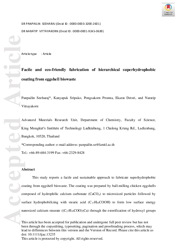 Curated visual reference: Eco Fabrication Techniques Reference: Pdf Facile And Eco Friendly Fabrication Of Hierarchical