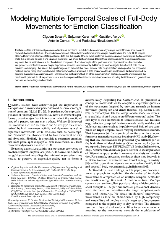 (PDF) Modeling Multiple Temporal Scales of Full-Body Movements for ...