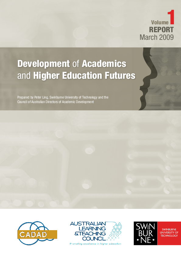 (PDF) Development of academics and higher education futures