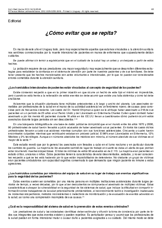 (PDF) Cómo evitar que se repita