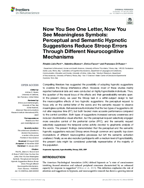 (PDF) Now You See One Letter, Now You See Meaningless Symbols ...