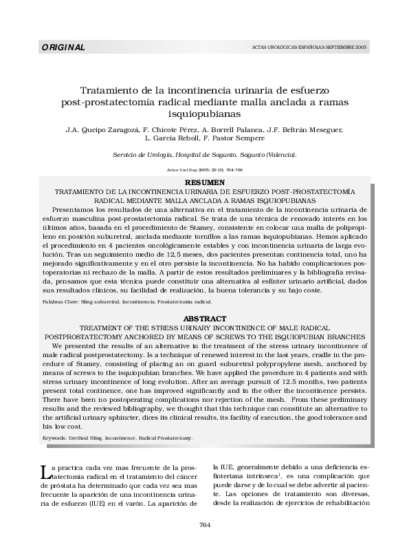 (PDF) Treatment of female stress urinary incontinence: what women find ...