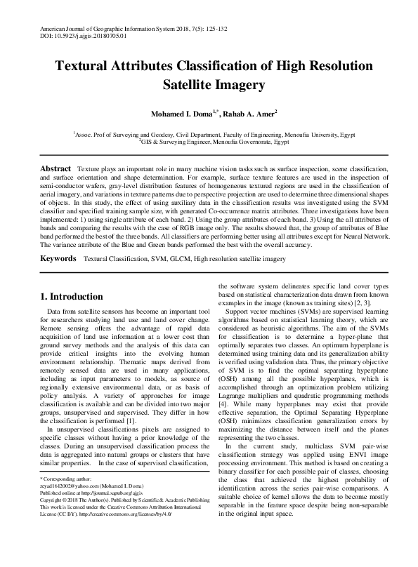 (PDF) Textural Attributes Classification of High Resolution Satellite ...