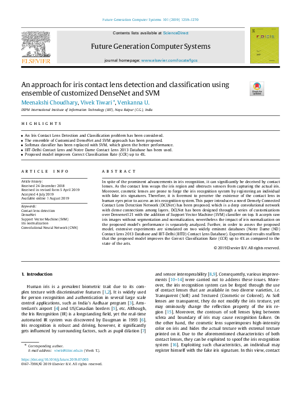 (PDF) An approach for iris contact lens detection and classification ...