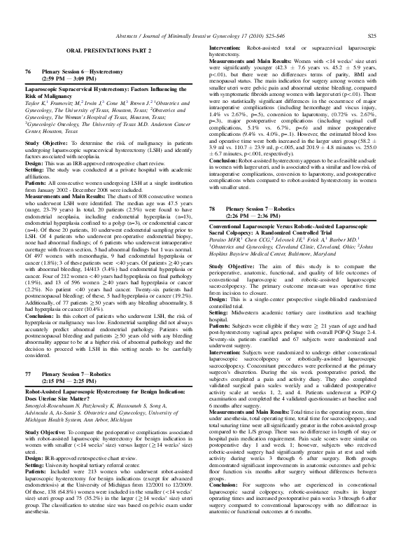 (PDF) Conventional Laparoscopic versus Robotic-Assisted Laparoscopic ...