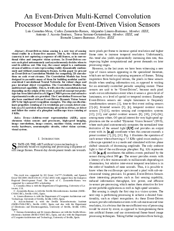 (PDF) An Event-Driven Multi-Kernel Convolution Processor Module for ...