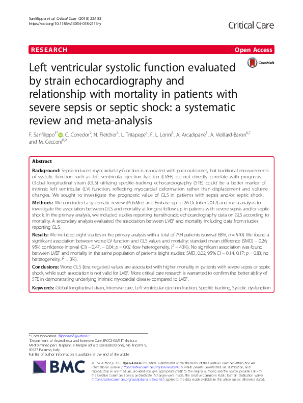 (PDF) Left ventricular systolic function evaluated by strain ...