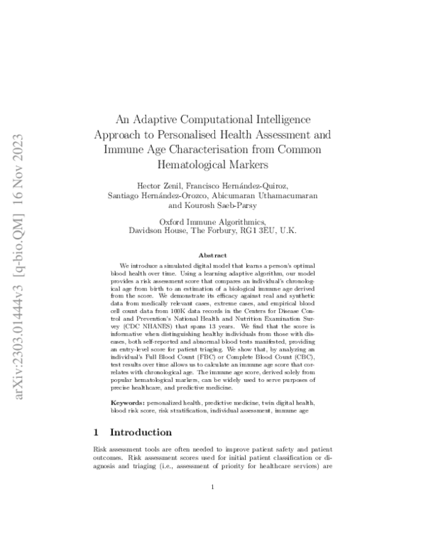 (PDF) A Computational Intelligence Approach to Personal Scoring, Risk ...